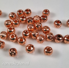 Gd 008: Rond bewerkt Rose, ca 4mm