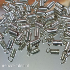 Leer/Veterklemmetjes 9x4mm (1 st)