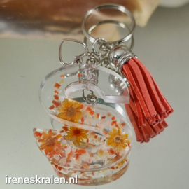 OR 0022: Homemade Resin SleutelHanger met letter 'S'