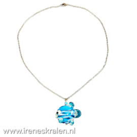 TU0091: Ketting met  Vis Aqua