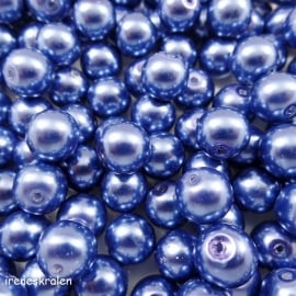 Glass Pearl Blue 10mm