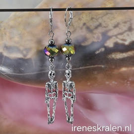 MU003: Oorbellen met Skelet #halloween