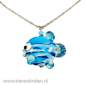TU0091: Ketting met  Vis Aqua