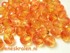 GO 49 Facetkraal 8mm oranje