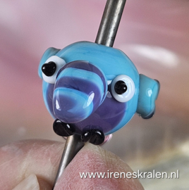 IKOC0004: Focal Kraal Toekan Turquoise/Paars