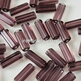 Gprs 000: Tjechisch Glas Staafje, ca 10x4mm