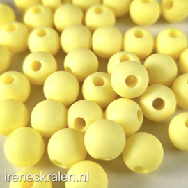 GE06: Kunststof Kraal Rond, ca 8mm