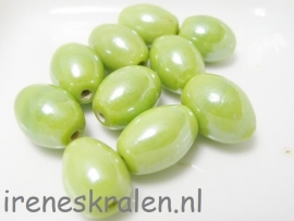 GG 157 Oval lime, 12mm, lampwork