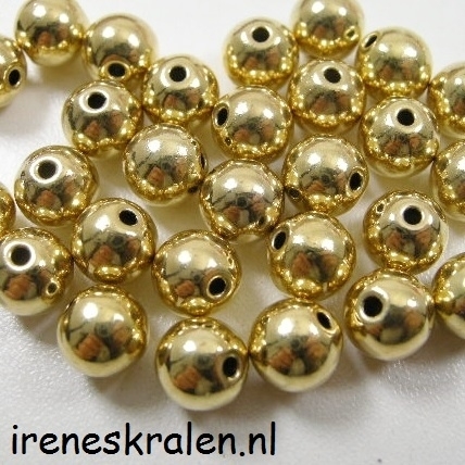 Gd 007: GoldColor round ball, 4mm