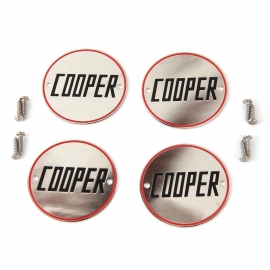 John Cooper center cap sticker set 4