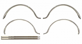 Verbreder set RVS 6 delig