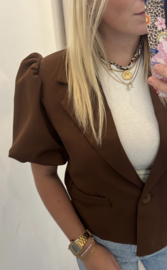 Bo Blazer Pofmouw - Bruin