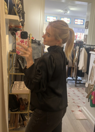 Party Blouse Flo - Zwart