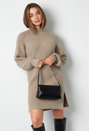 Sweater Jurk Camel