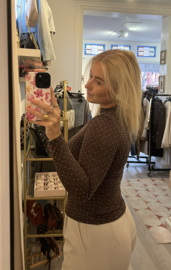 Glitter Top Indy - Taupe