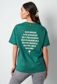 California T-Shirt Groen