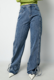 Jessy Bow Jeans - Blue