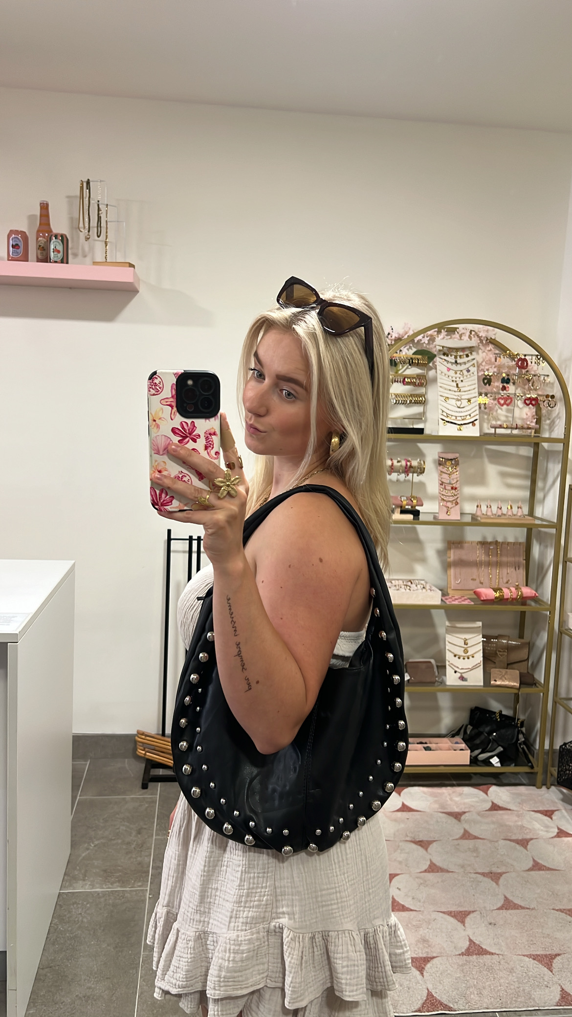 Studs Bag Jill - Black