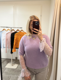 Lace Top Violet - Lila