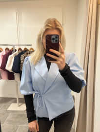 Strik Blazer Liv - Licht Blauw