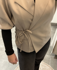 Strik Blazer Liv - Taupe