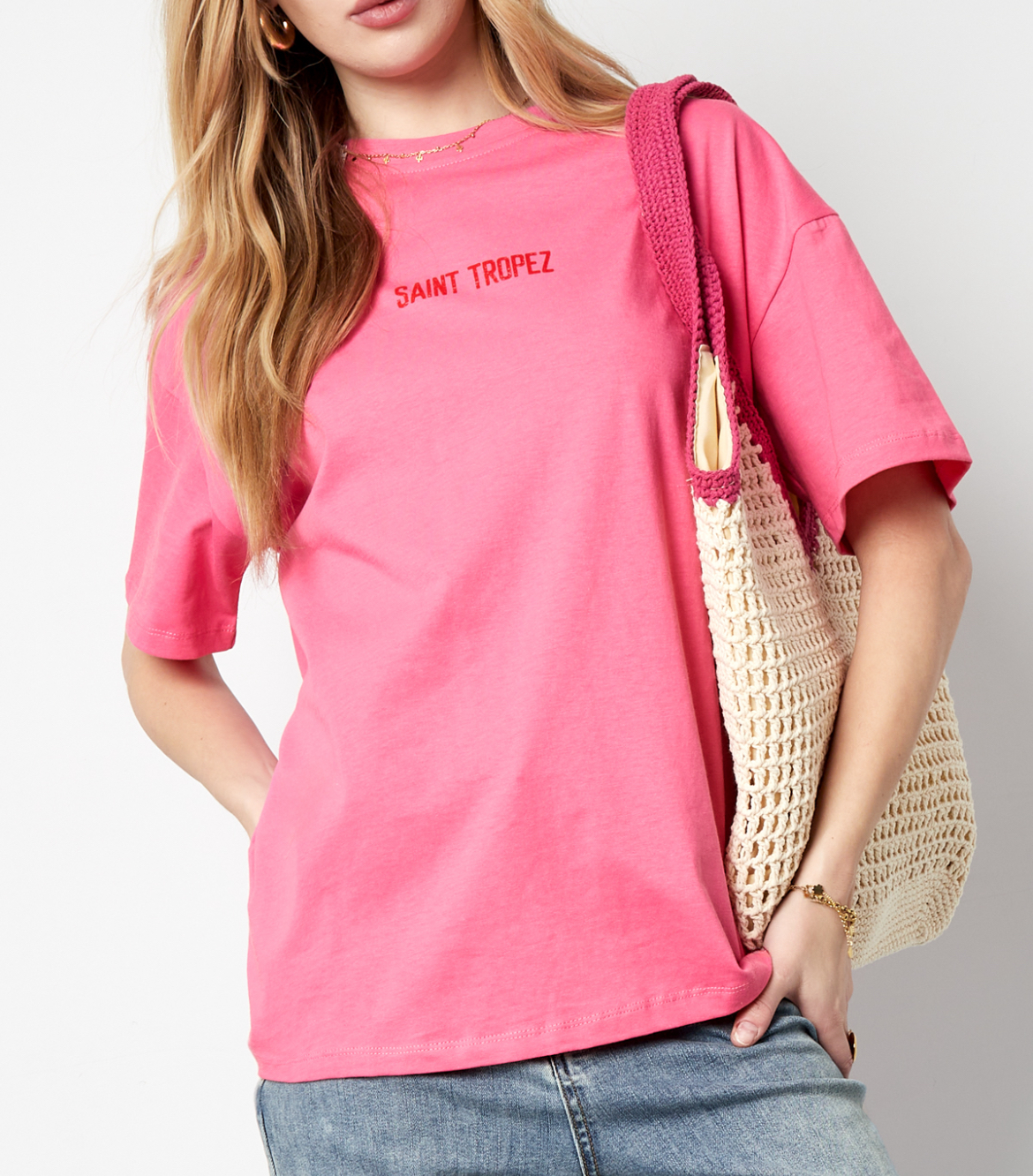 St. Tropez T-shirt - Roze