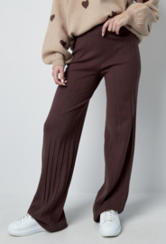 Brown Flared Broek