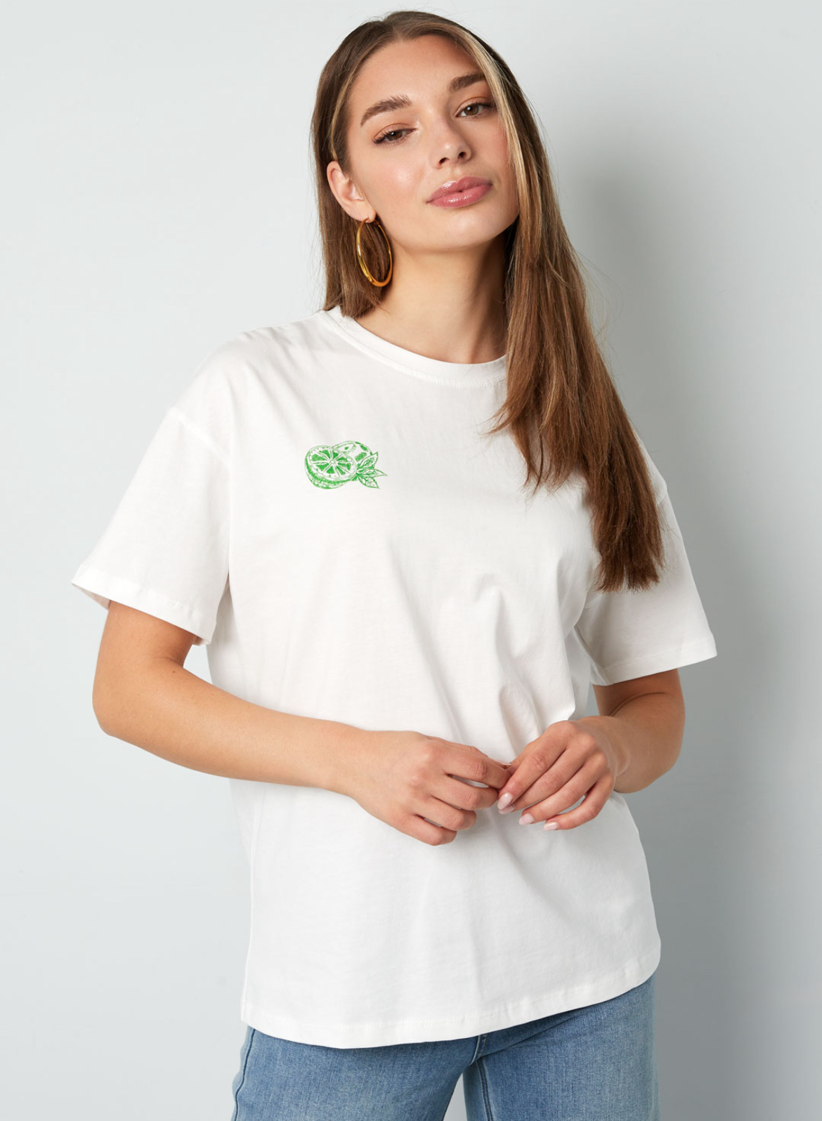 Orange Lemonade T-shirt - Wit