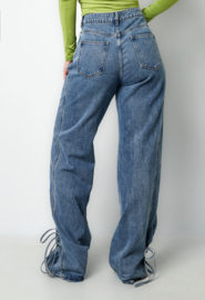Jessy Bow Jeans - Blue