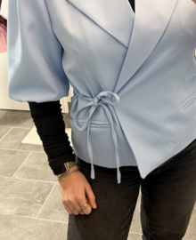 Strik Blazer Liv - Licht Blauw