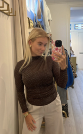 Glitter Top Indy - Taupe