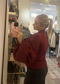 Blazer Milou lange pofmouw - Bordeaux