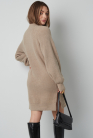 Sweater Jurk Camel