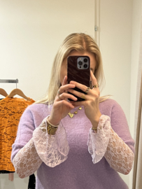 Lace Top Violet - Lila