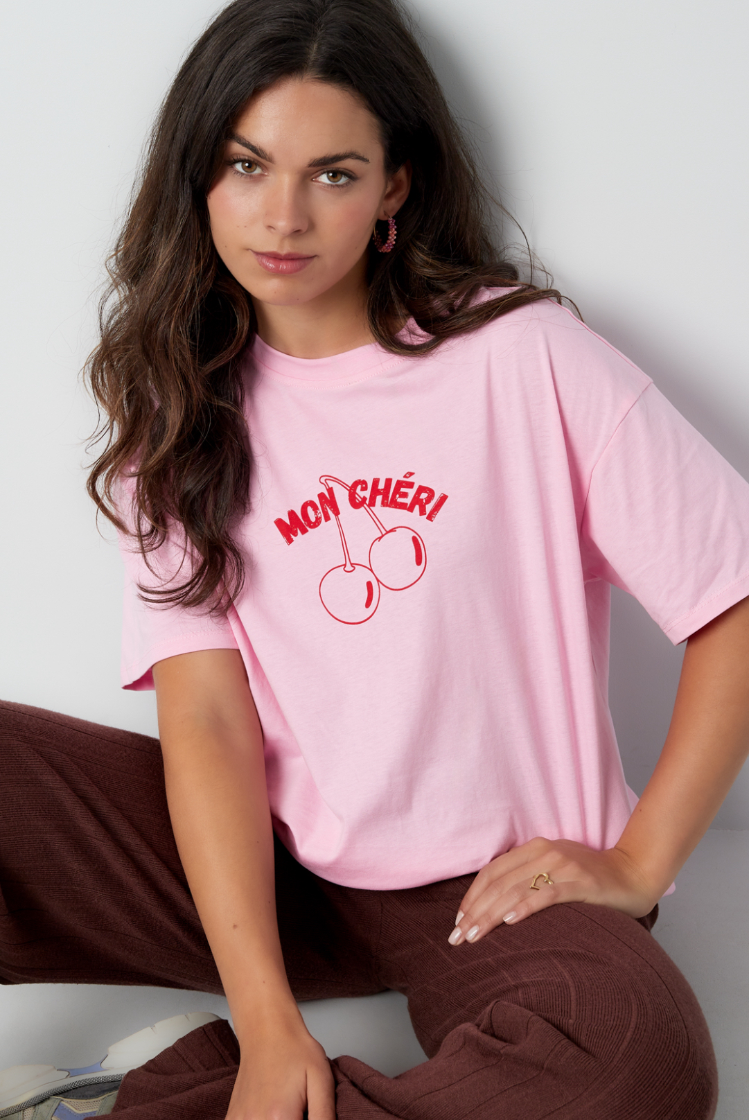Mon Cheri T-Shirt - Roze