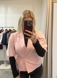 Strik Blazer Liv - Licht Roze