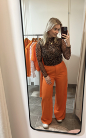 Linnen broek - Oranje