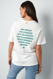 California T-Shirt Wit