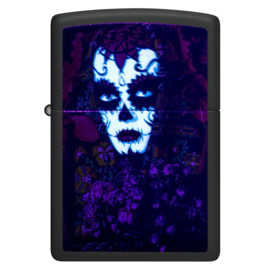 Zippo 60006561  Sugar Skull Woman Design GLOW IN THE DARK