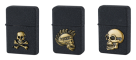 Aansteker benzine golden skull (12)