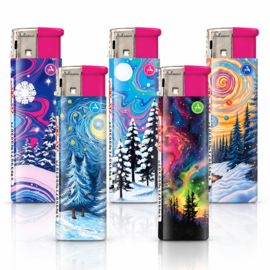Aansteker gewone vlam Winter art (50)