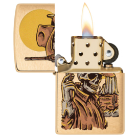 Zippo 60006579 Wild West Skeleton Design