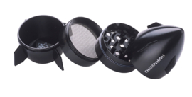 Grinder Spaceship zwart Ø 70mm H:105mm