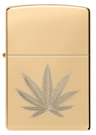 Zippo 60007419  Cannabis Leaf Design
