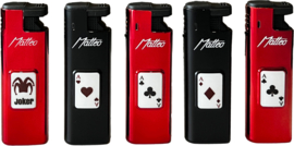 Aansteker METAL CASE met turbo vlam Poker (25)