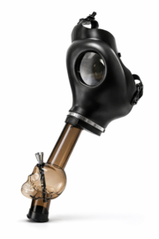 Bong Skull met Gasmasker – Black Ops
