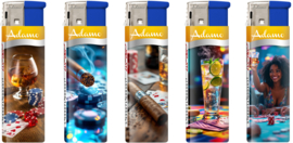Aansteker met gewone vlam Whiskey casino (50)