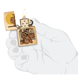 Zippo 60006579 Wild West Skeleton Design