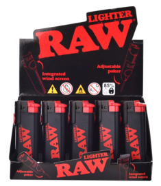 Raw Lighter met "windscherm en stamper" (30)