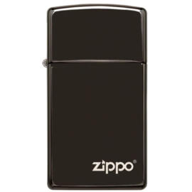 Zippo 60001264 SLIM EBONY ZIPPO LOGO (High Polish Black)